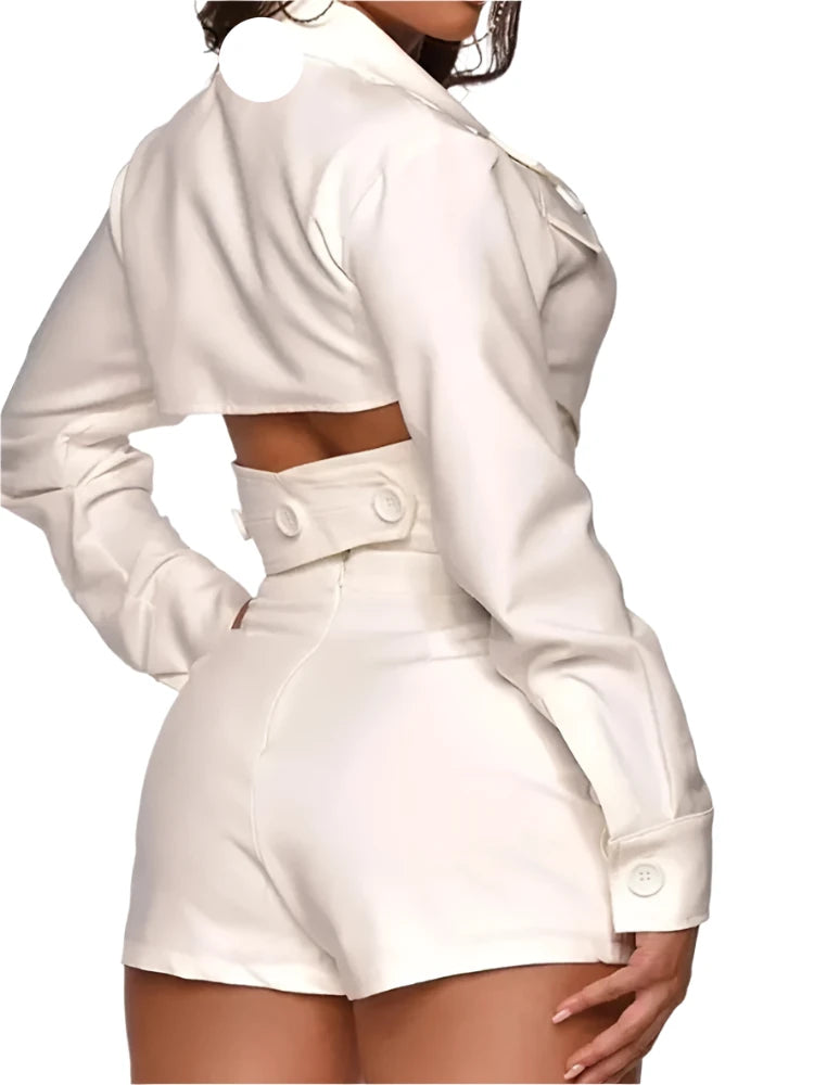 Two Piece Set Solid Long Sleeve Balzer