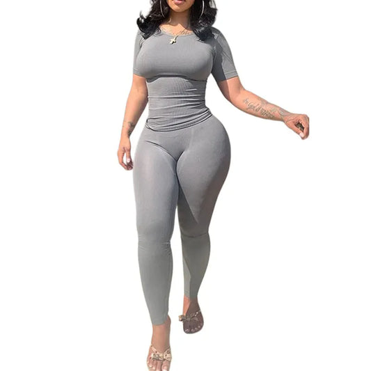 2 Piece Summer Shorts Set For Women