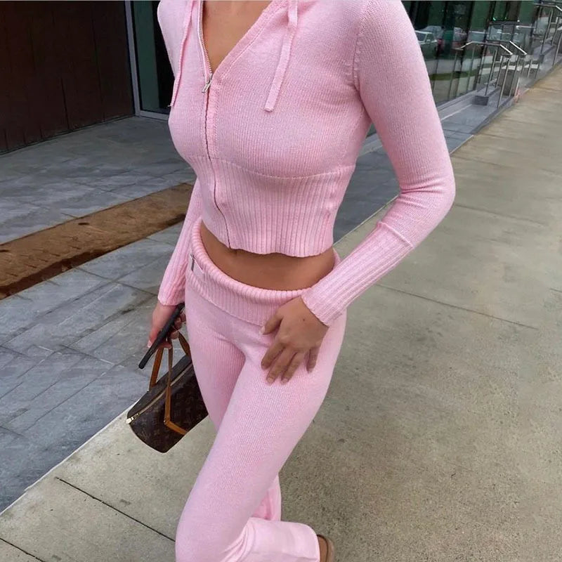 2 Piece Sets Women Tracksuit
