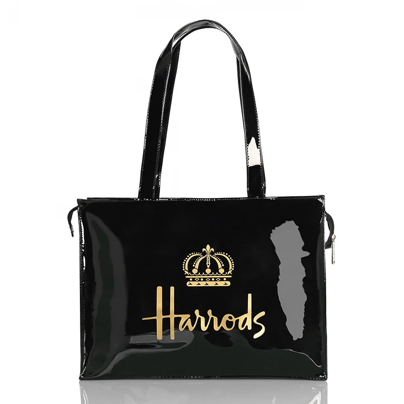 black jelly handbag